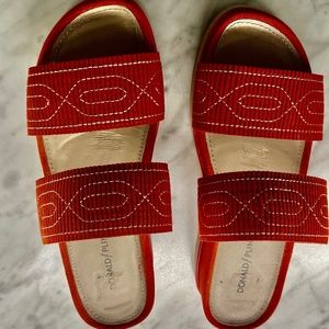 Donald J Pliner Red Sandal